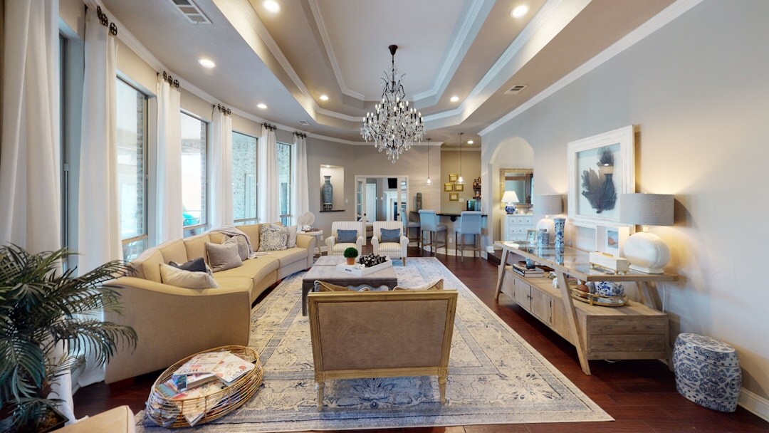 luxury celebrity living room